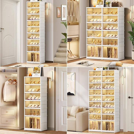 🔥Clearance sale✨Last day--Folding shoe rack storage box
