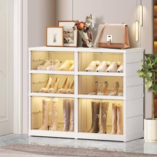 🔥Clearance sale✨Last day--Folding shoe rack storage box